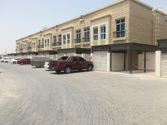 New-ish townhouse complex on outskirts of Al Satwa.