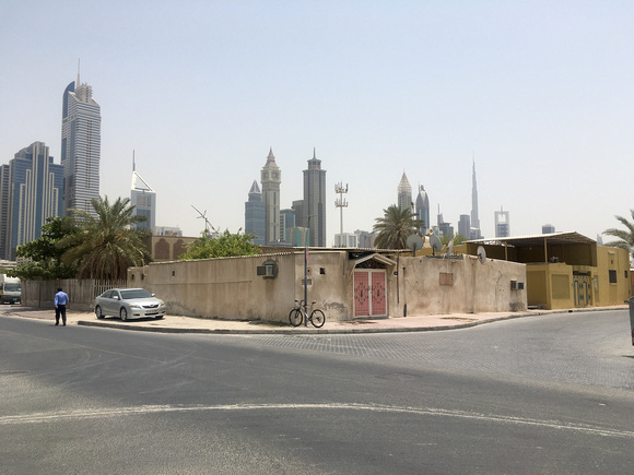 House in Al Satwa, with downtown & Burj Khalifa in background