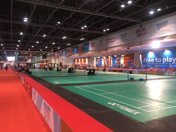 Jubilee Games, badminton courts
